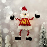 Santa Hanging - 3D Christmas Lantern File - Cricut File 1 - LightBoxGoodMan