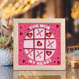 Valentine – Paper Cut Light Box File - Cricut File - 8x8" - LightBoxGoodMan