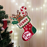 Personalized Sock - 3D Christmas Lantern File - Cricut File 2 - LightBoxGoodMan