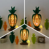 Pack 3 Easter Day  - Easter Carrot 3D Lantern File - 4.5x10.3" - Cricut File - LightBoxGoodMan