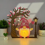 Gnome Valentine - 3D Love Lantern File - Cricut File 1 - LightBoxGoodMan