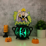 The Evil Queen - Halloween Themed 3D Lantern File - Cricut File 1 - LightBoxGoodMan