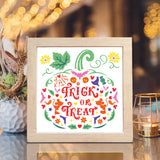 Pumpkin Halloween – Paper Cut Light Box File - Cricut File 2 - 8x8 inches - LightBoxGoodMan