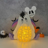 Eeyore Halloween - Winnie The Pooh Themed 3D Halloween Lantern File - Cricut File 1 - LightBoxGoodMan
