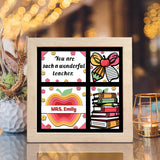 Teacher Gift 4 – Paper Cut Light Box File - Cricut File - 8x8 inches - LightBoxGoodMan