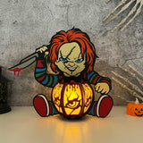 Chucky - Halloween Themed 3D Lantern File - Cricut File 1 - LightBoxGoodMan