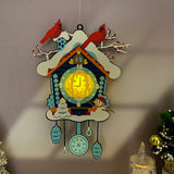 Pendulum Clock - 3D Christmas Lantern File  - Cricut File 1 - LightBoxGoodMan