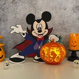 Mickey - Halloween Themed 3D Lantern File - Cricut File 1 - LightBoxGoodMan