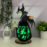 Maleficent - Halloween Themed 3D Lantern File - Cricut File 1 - LightBoxGoodMan