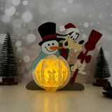 Goofy Christmas - 3D Christmas Lantern File - Cricut File 1 - LightBoxGoodMan