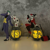 Pack 2 Joker & Harley Quinn - Halloween Themed 3D Lantern File - Cricut File - LightBoxGoodMan