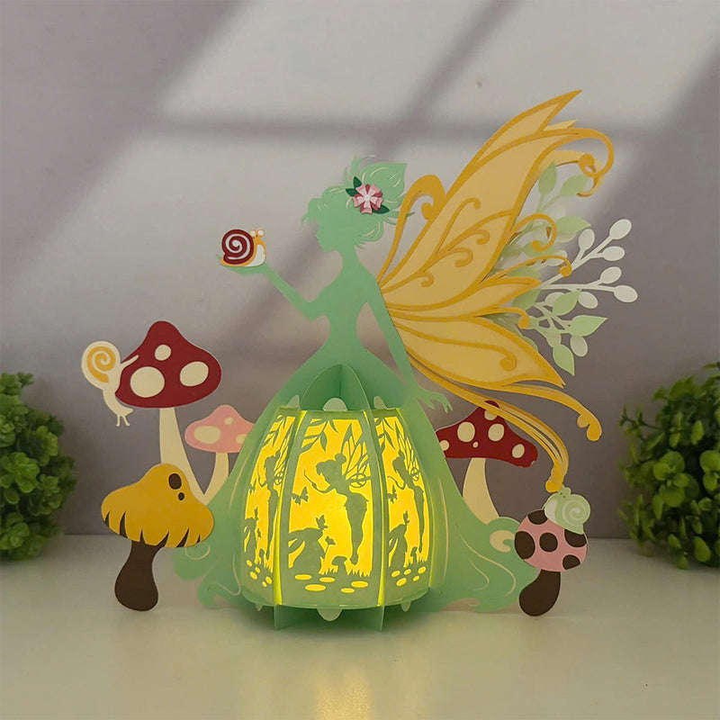 Fairy Easter - 3D Easter Fairy Lantern File - Cricut File 1 - LightBoxGoodMan