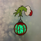 The Grinch - 3D Christmas Lantern File - Cricut File 1  - LightBoxGoodMan