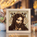 Jesus 10 – Square Paper Cut Light Box File - Cricut File - 8x8 inches - LightBoxGoodMan
