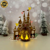 Castle Disney Xmas - 3D Christmas Lantern File - Cricut File 1 - LightBoxGoodMan