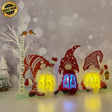 Gnome Xmas - 3D Christmas Lantern File - Cricut File 4 - LightBoxGoodMan