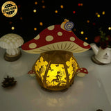 Fairy - 3D Mushroom Lantern File - 7.9x8.5" - Cricut File - LightBoxGoodMan