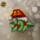 Christmas Hat - 3D Christmas Lantern File - Cricut File 1 - LightBoxGoodMan