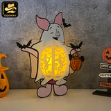 Piglet Halloween - Winnie The Pooh Themed 3D Halloween Lantern File - Cricut File 1 - LightBoxGoodMan