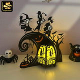 Nightmare Before Christmas - 3D Halloween Lantern File - Cricut File - LightBoxGoodMan