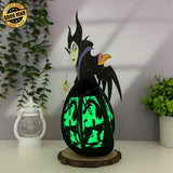 Maleficent - Halloween Themed 3D Lantern File - Cricut File 1 - LightBoxGoodMan