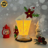 Xmas Candle - 3D Christmas Vintage Lantern File  - Cricut File 3 - LightBoxGoodMan