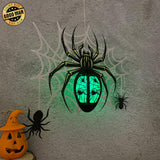 Spider - 3D Spider Lantern File - Cricut File 4 - LightBoxGoodMan