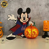 Mickey - Halloween Themed 3D Lantern File - Cricut File 1 - LightBoxGoodMan