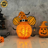 Mickey - Halloween Themed 3D Disney Mouse Lantern File - Cricut File 1 - LightBoxGoodMan