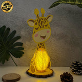 Giraffe - 3D Giraffe Lantern File - Cricut File 1 - LightBoxGoodMan