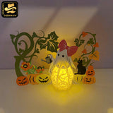 Ghost Plant - 3D Halloween Ghost Lantern File - Cricut File - LightBoxGoodMan