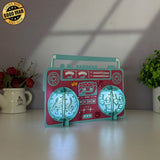 Radio Valentine - 3D Love Lantern File - Cricut File 1 - LightBoxGoodMan