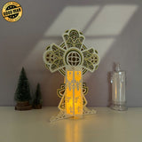 Cross - 3D Christmas Lantern File - Cricut File 3 - LightBoxGoodMan