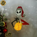 Nightmare Xmas - 3D Christmas Lantern File - Cricut File 3 - LightBoxGoodMan