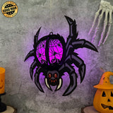 Spider - 3D Spider Lantern File - Cricut File 2 - LightBoxGoodMan