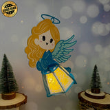 Angel - 3D Angel Lantern File - Cricut File 4 - LightBoxGoodMan