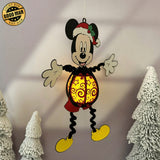 Mickey Xmas Hanging - 3D Christmas Lantern File - Cricut File 1 - LightBoxGoodMan