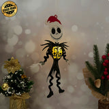 Jack Xmas Hanging - 3D Christmas Lantern File - Cricut File 1 - LightBoxGoodMan