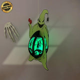 Oogie Boogie - Halloween Themed 3D Lantern File - Cricut File Nightmare Lantern 1 - LightBoxGoodMan