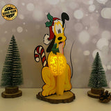 Pluto Xmas - 3D Christmas Lantern File - Cricut File 1 - LightBoxGoodMan