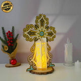 Cross - 3D Christmas Lantern File - Cricut File 2 - LightBoxGoodMan