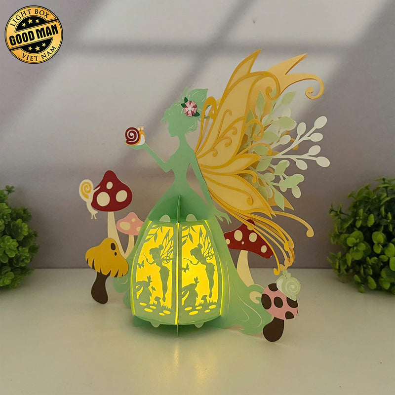 Fairy Easter - 3D Easter Fairy Lantern File - Cricut File 1 - LightBoxGoodMan