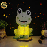 Frog - 3D Frog Lantern File - 7.9x9.3" - Cricut File - LightBoxGoodMan - LightboxGoodman