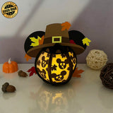 Mickey - Thanksgiving Themed 3D Disney Mouse Lantern File - Cricut File 1 - LightBoxGoodMan