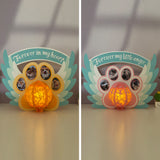 Pack 2 Memorial Pet - 3D Memorial Lantern File - Cricut File - LightBoxGoodMan