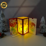 Christmas - 3D Christmas Pop-up Card File - Cricut File 1 - LightBoxGoodMan