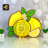Lantern Lemon - 3D Lantern File - Cricut File 1 - LightBoxGoodMan