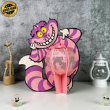 Cheshire Cat - Halloween Themed 3D Lantern File - Cricut File 1 - LightBoxGoodMan