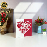 Valentine Day - 3D Valentine Pop-up Card File - Cricut File 1 - LightBoxGoodMan