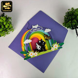 Custom Memorial Pet Cat - 3D Memorial Pop-up Card File - Cricut File 1 - LightBoxGoodMan